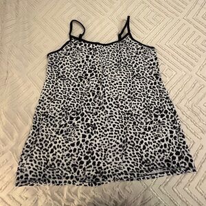 Torrid Black and White Animal Print Camisole